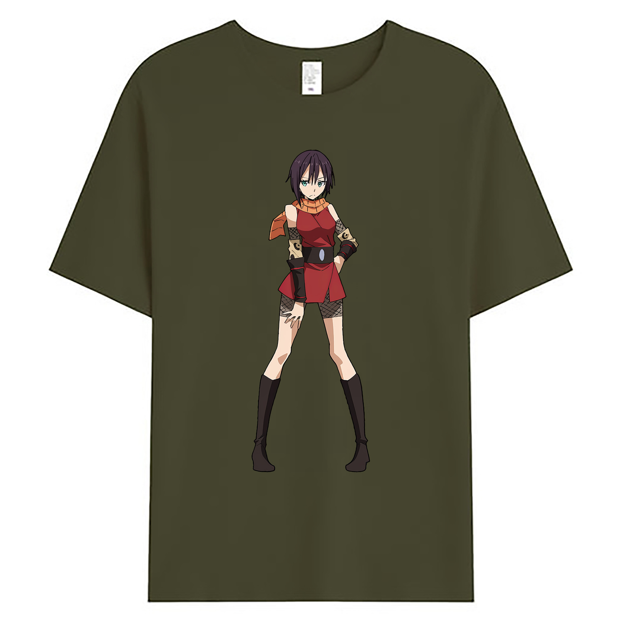 （画像用） 転スラ Regarding Reincarnated to Slime 綿100％ メンズ半袖Tシャツ｜肌触りやわらか＆通気性